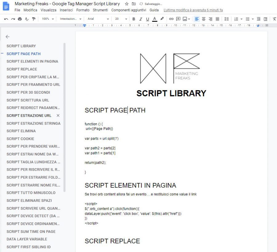 GTM SCRIPT LIBRARY