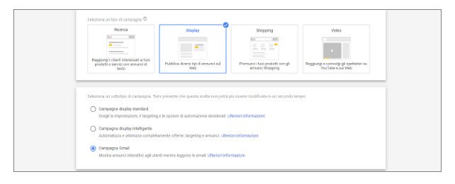 campagna gmail